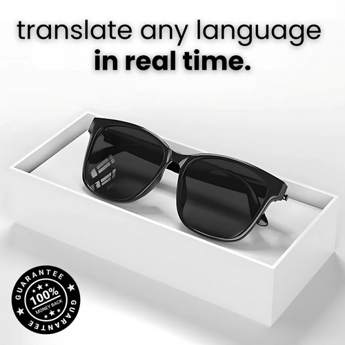 AI Translation Glasses with Real-Time Voice Translation, Music & Call Feature | Smart Wearable by ORVEA